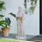 Glitzhome® 32.75" St. Francis Garden Statue with Bird Feeder